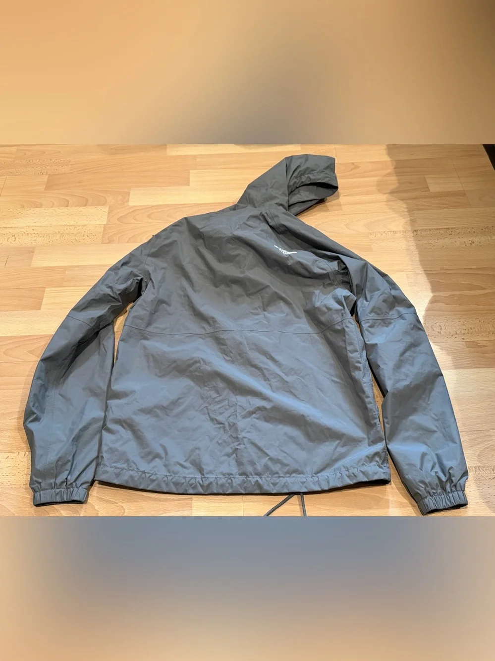 The North Face Gray Waterproof Hooded Jacket Small